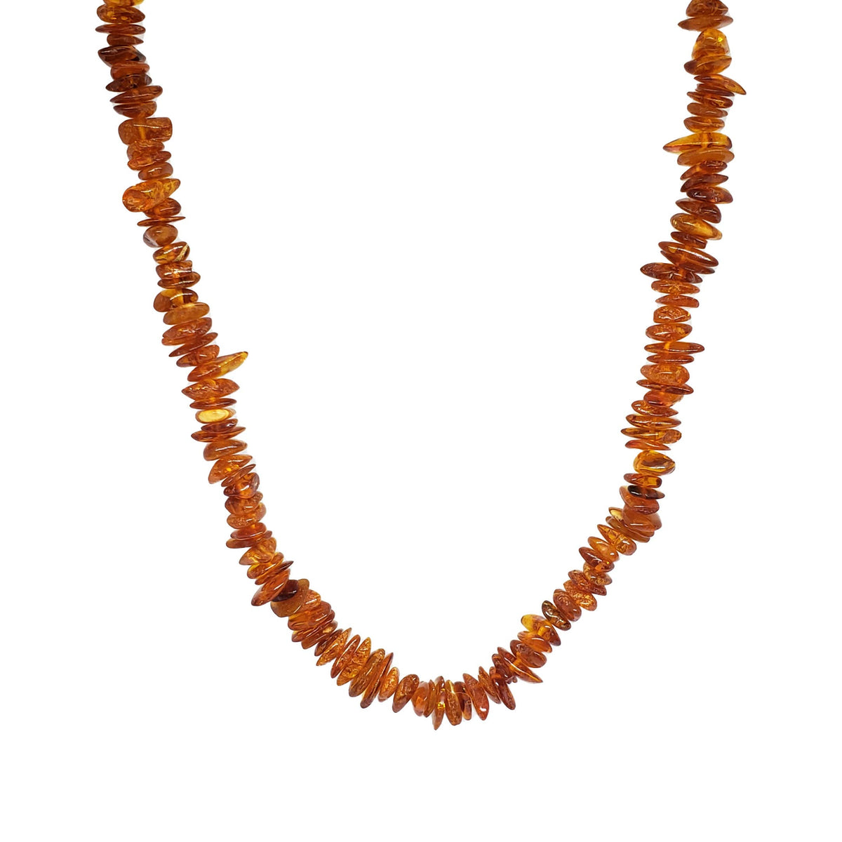 16 '' Cognac Amber Chip Necklace