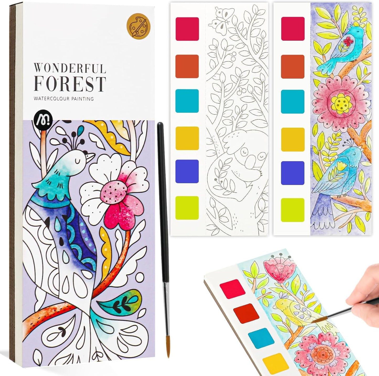 Watercolor Bookmarks-Assorted-Just Add Water!