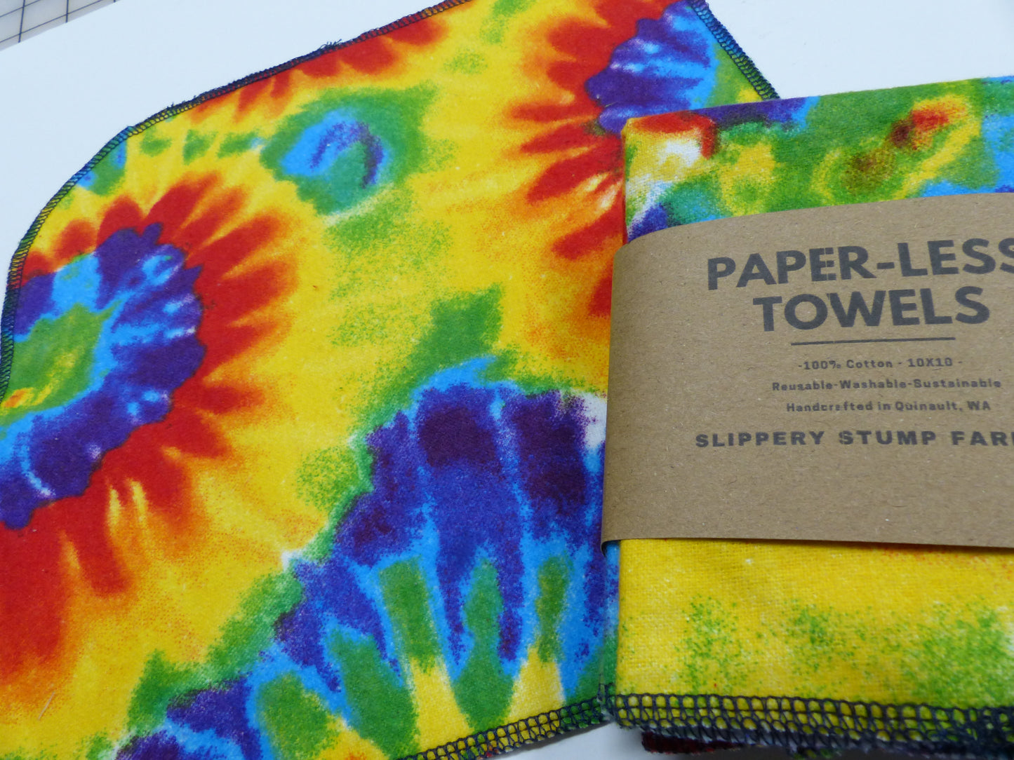 Paper LESS Towels-Reusable Paper Towels-Choose Your Tie Dye Print