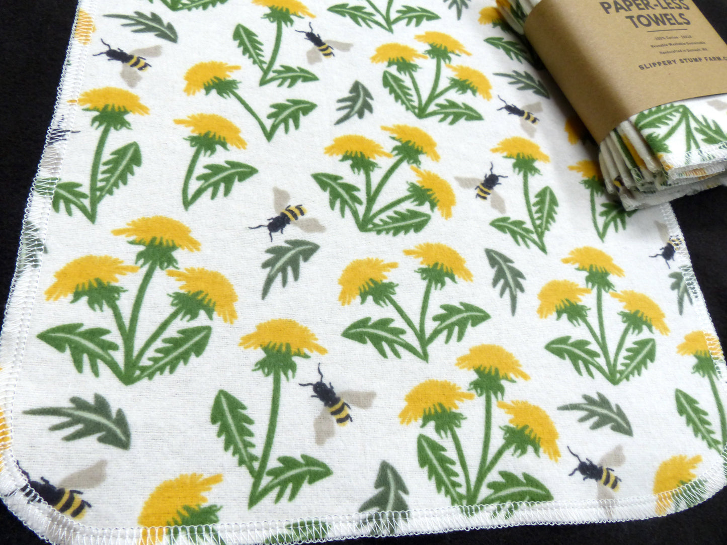 Paper LESS Towels-Reusable Paper Towels-Choose Floral or Houseplant Prints