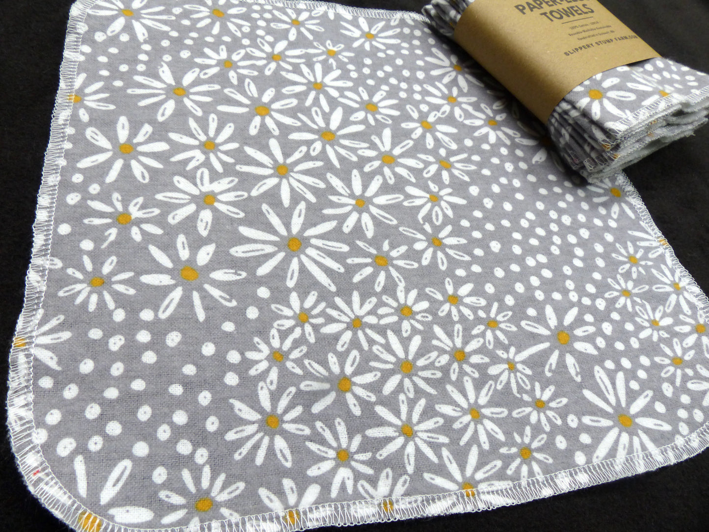 Paper LESS Towels-Reusable Paper Towels-Choose Floral or Houseplant Prints