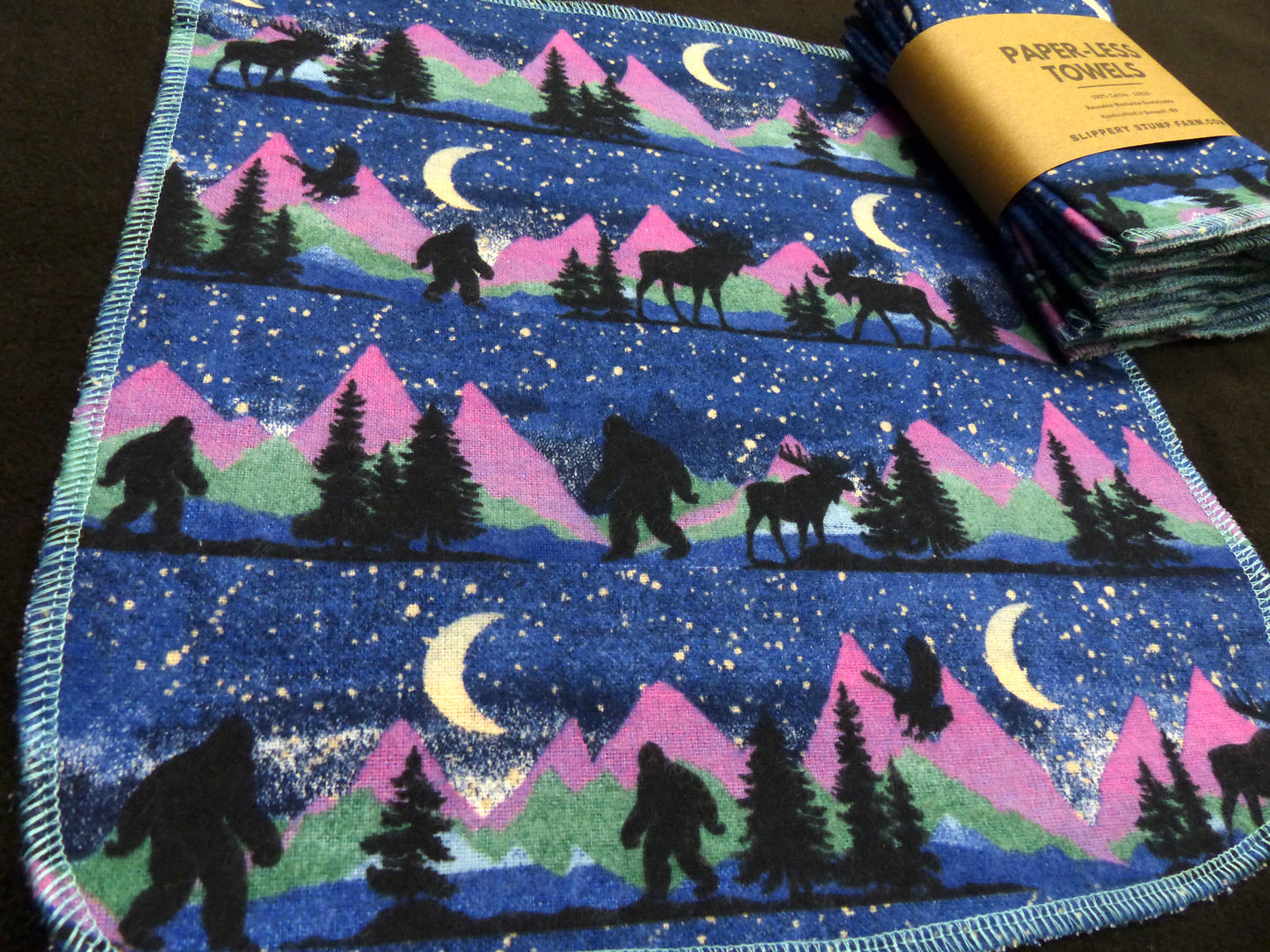 Paper LESS Towels-Reusable Paper Towels-Choose Your Nature Outdoors Print