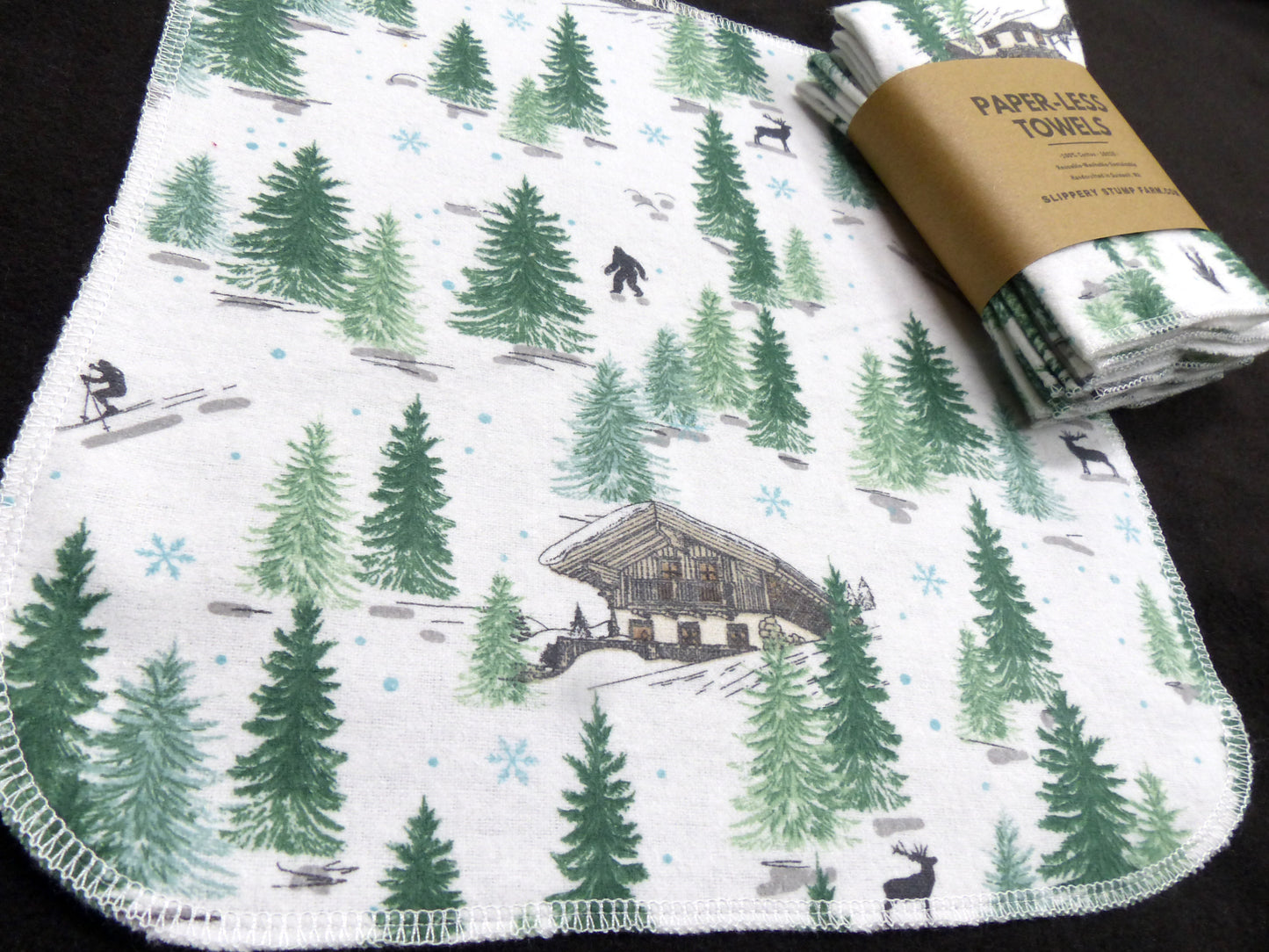 Paper LESS Towels-Reusable Paper Towels-Choose Your Nature Outdoors Print