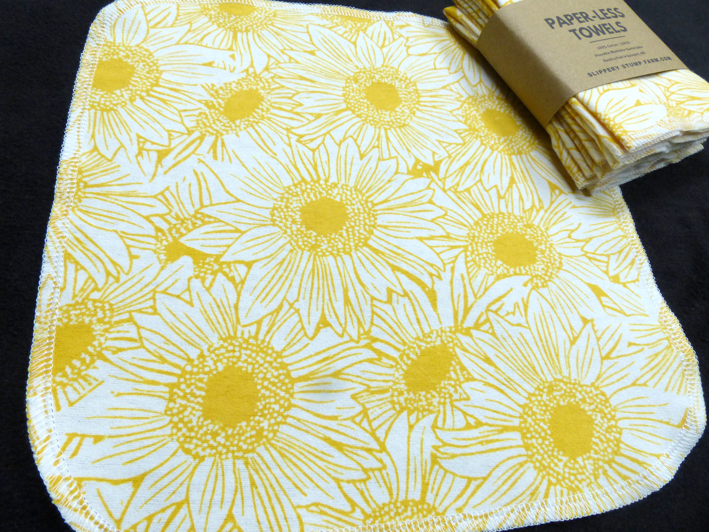 Paper LESS Towels-Reusable Paper Towels-Choose Floral or Houseplant Prints