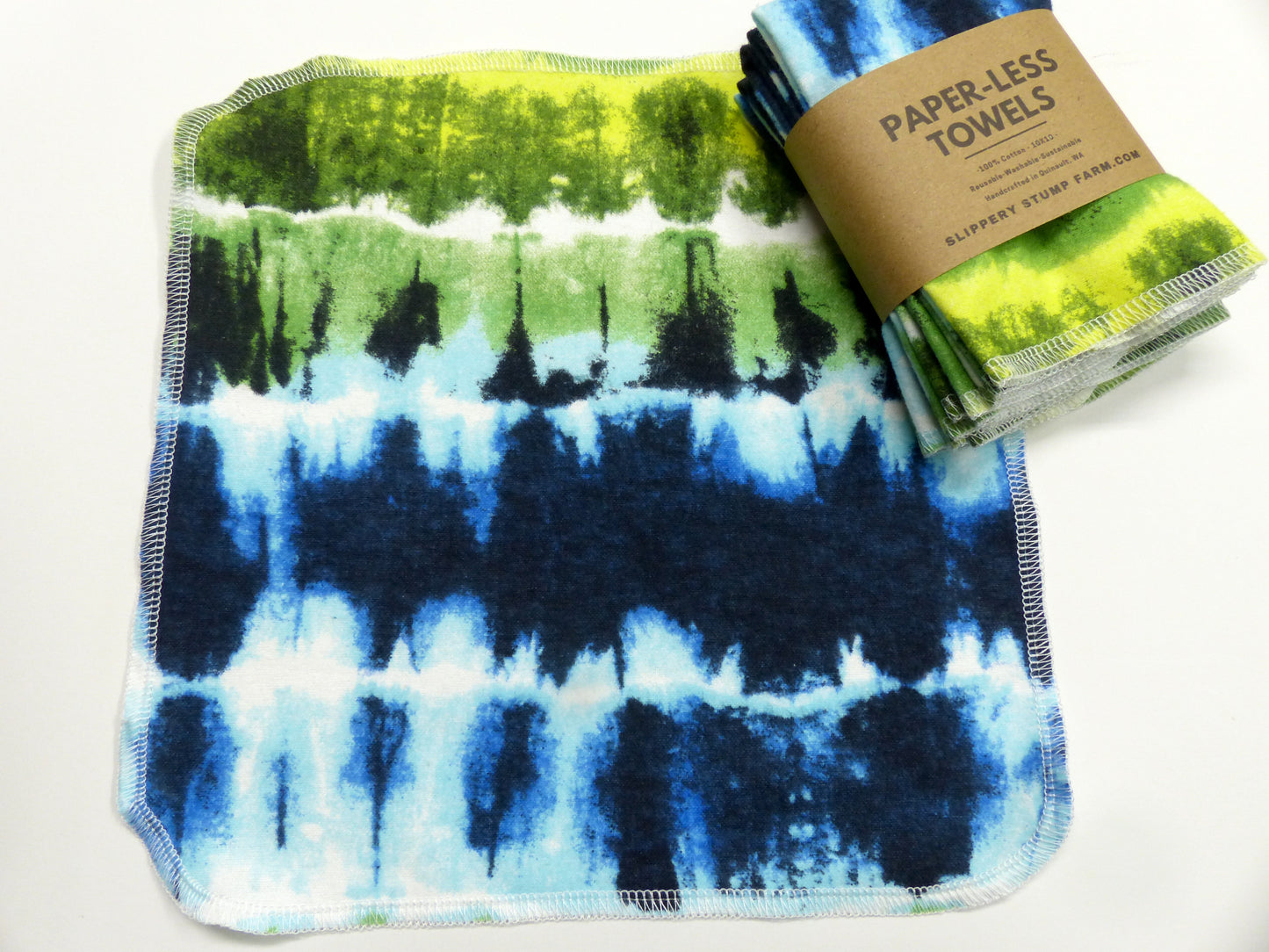 Paper LESS Towels-Reusable Paper Towels-Choose Your Tie Dye Print