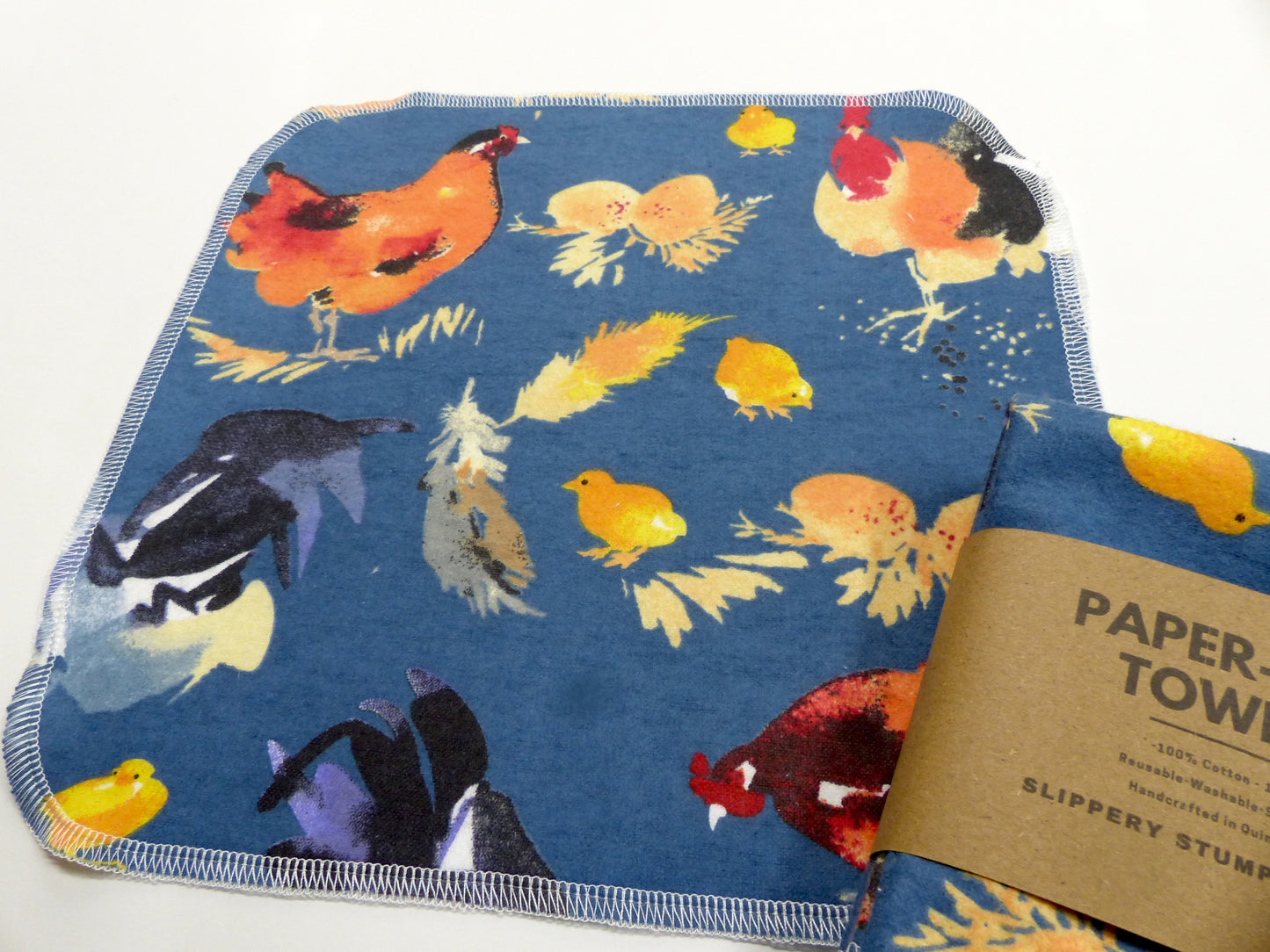 Paper LESS Towels-Reusable Paper Towels-Choose Your Chicken Print