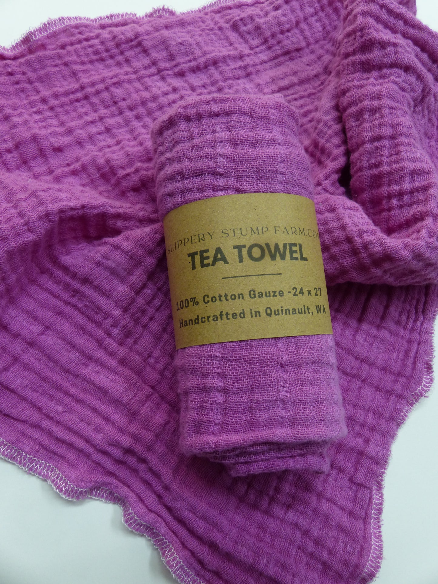 Tea Towels-Double Cotton Gauze-Hand Dyed-Fast Drying