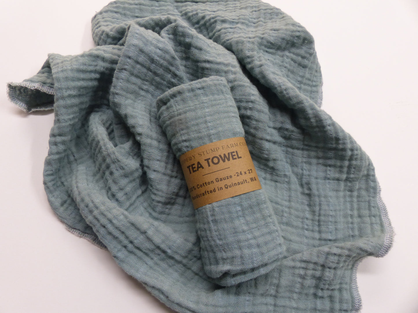 Tea Towels-Double Cotton Gauze-Hand Dyed-Fast Drying