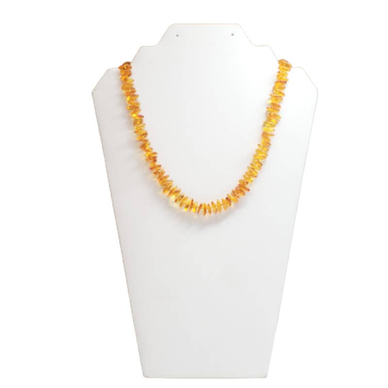 Cognac Amber Beaded Necklace