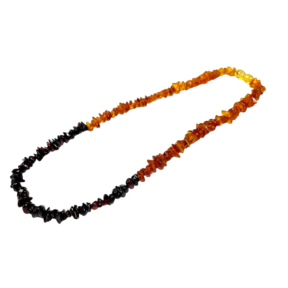 16'' Multi-Color Amber Chip "Rainbow" Necklace