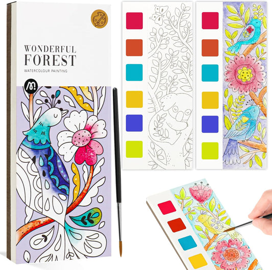 Watercolor Bookmarks-Assorted-Just Add Water!