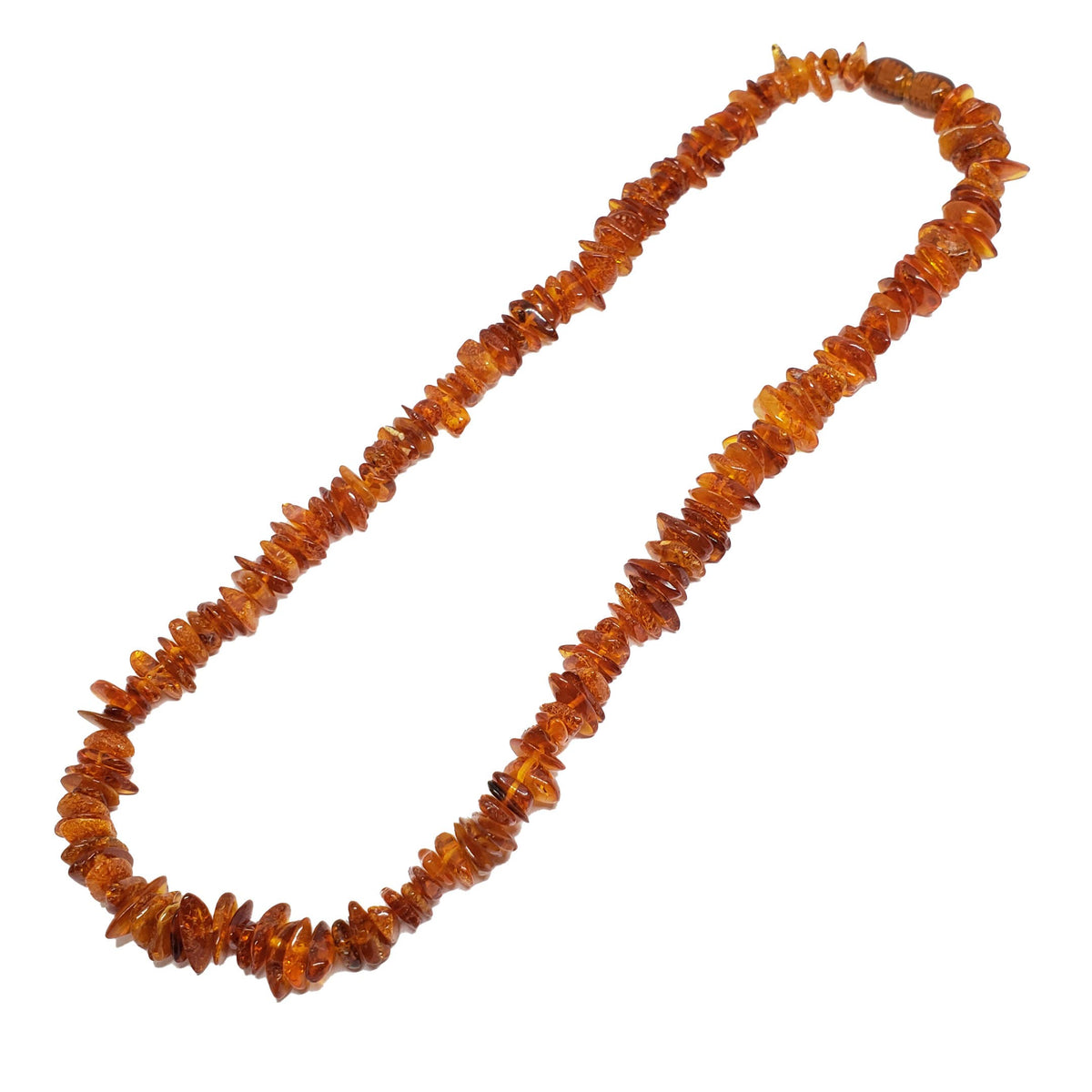 16 '' Cognac Amber Chip Necklace